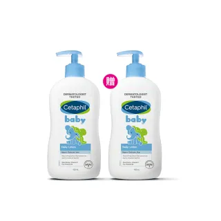 【Cetaphil 舒特膚】官方直營 baby溫和潤膚乳 400ml*2入(嬰兒乳液/臉部身體適用)