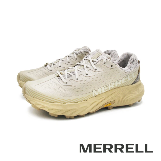 MERRELL 女 AGILITY PEAK 5 輕量戶外越野慢跑運動鞋 女鞋(奶茶色)