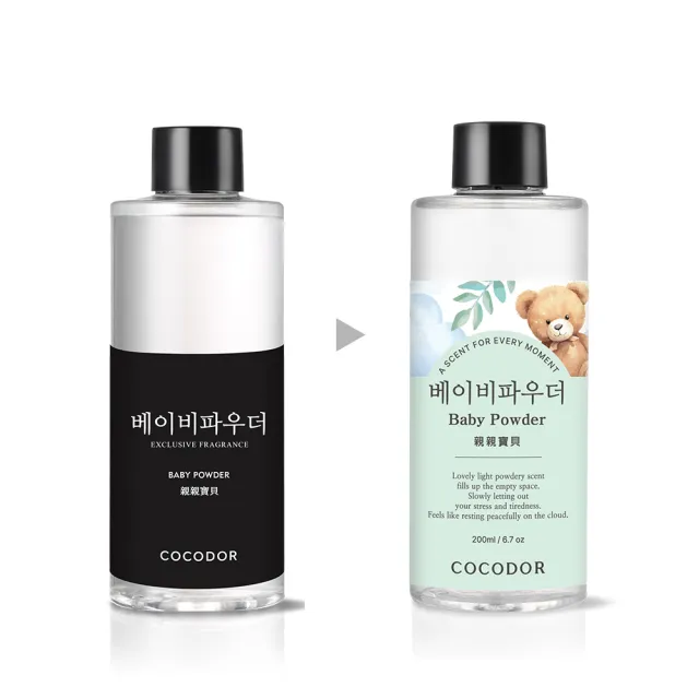 【COCODOR】康乃馨擴香瓶200ml+擴香補充瓶200ml(2+1超值組/原廠直營)