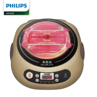 【Philips 飛利浦】不挑鍋黑晶爐(HD4990)