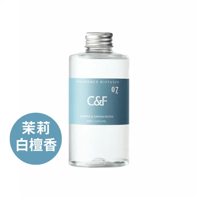 【C&F香研所】孚日花園空間香氛瓶2+2超值組(香氛瓶200ml*2+補充瓶200ml*2)