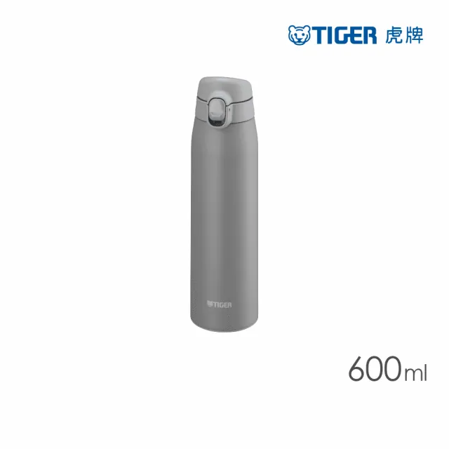 【TIGER虎牌】momo獨家夢重力買1送1超輕量彈蓋不鏽鋼保溫瓶 500+600ml(MCT-T050/MCT-T060)(保溫瓶)