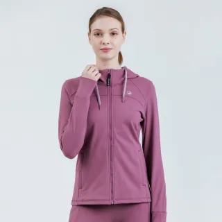 【Hilltop 山頂鳥】POLYGIENE抗菌吸濕快乾保暖彈性外套 女款 紫｜PH22XF17ECH0