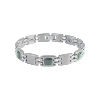 【金石工坊】能量碧玉鈦鍺手鍊