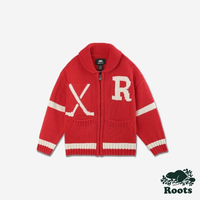 【Roots】Roots 小童-VARSITY HOCKEY 外套(紅色)