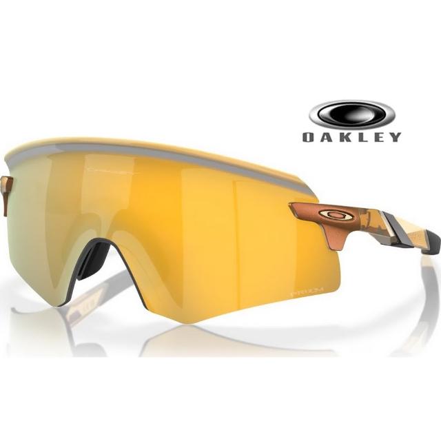 【Oakley】奧克利 ENCODER A 亞洲版包覆運動太陽眼鏡 OO9472F 18 PRIZM 24K黃水銀鍍膜 公司貨