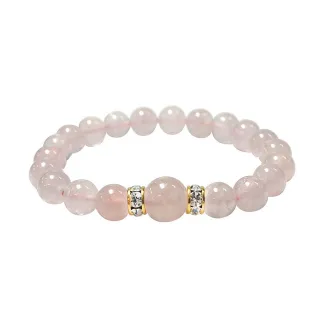 【金石工坊】戀愛粉晶手鍊(8mm)