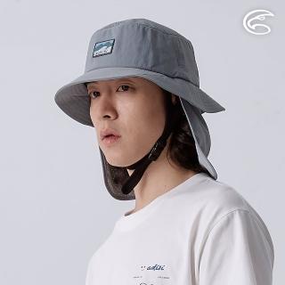 【ADISI】環保紗速乾超撥水水陸衝浪帽-護頸可拆 AH24037 石灰(防潑水 吸濕 排汗 快乾 透氣)