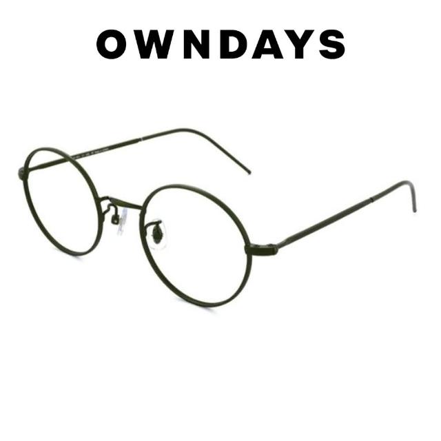 【OWNDAYS】John Dillinger系列 經典小圓款光學眼鏡(JD1012K-8A C3)