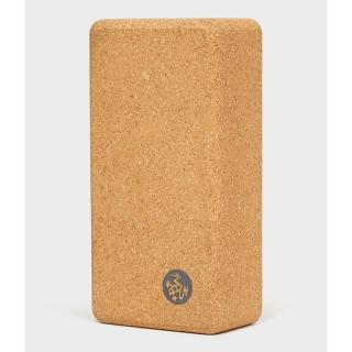 【Manduka】Cork Yoga Block 軟木瑜珈磚80D – 薄款
