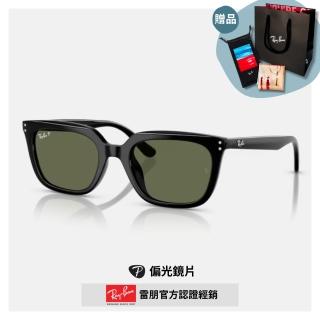 【RayBan 雷朋】方形膠框偏光太陽眼鏡(RB4439D-901/9A 54mm)