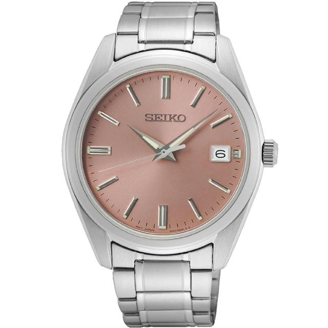 【SEIKO 精工】官方授權 CS系列 香檳色面盤 大三針時尚中性腕錶-錶徑40.2mm SK008 SK008(SUR523P1)