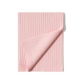 【米蘭精品】現貨+預購 圍巾針織披肩(保暖秋冬純羊毛坑條簡約男女配件5色74io2)