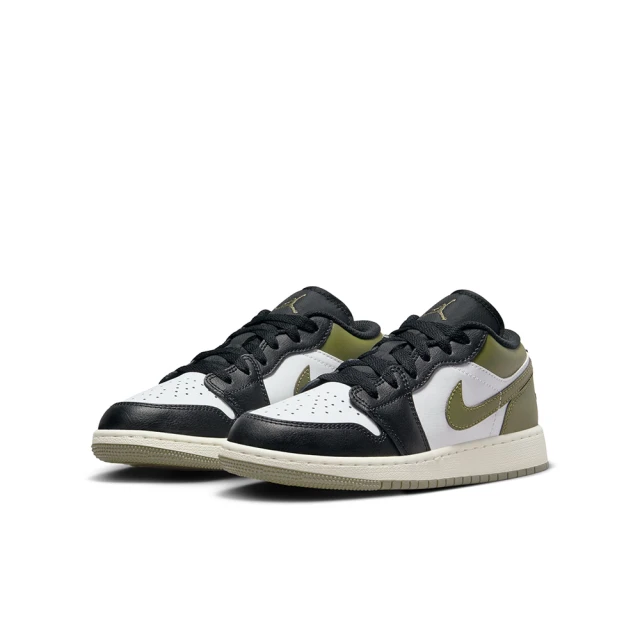 NIKE 耐吉 休閒鞋 女鞋 大童 運動鞋 AJ1 AIR JORDAN 1 LOW GS 綠 553560-092