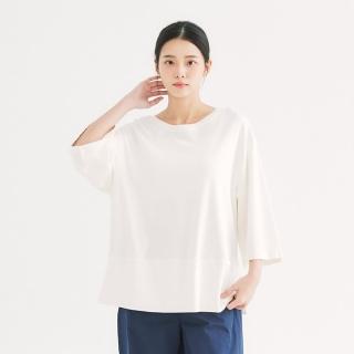 【Simply Yours 類似簡約】百搭寬鬆中袖T 白F(百搭寬鬆中袖T)