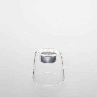【TG】耐熱玻璃蠟燭臺 70mm(蠟燭 燭臺 耐熱玻璃)