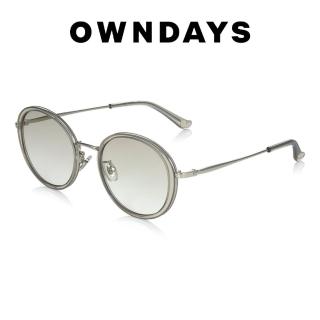 【OWNDAYS】百搭框款墨鏡(SUN1065T-2S C3)