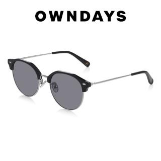 【OWNDAYS】個性眉型框墨鏡(SUN1066T-2S C1)