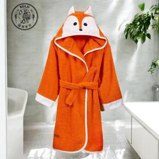 【SOLO 歐洲家居】大人狐狸造型連帽浴袍 土耳其製 純棉浴袍 連帽浴袍 情侶 親子 天然 吸水 快乾 高質感