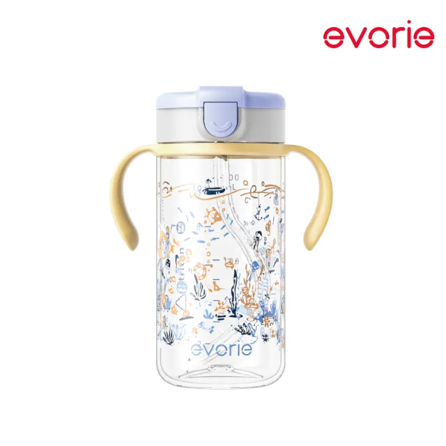 【Evorie】Tritan兒童水杯2入組 (300mL+380mL)