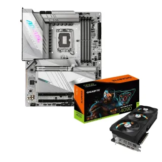 【GIGABYTE 技嘉】RTX4090+主機板★ GeForce RTX 4090  OC 24G 顯示卡+技嘉 Z790 AORUS PRO X 主機板