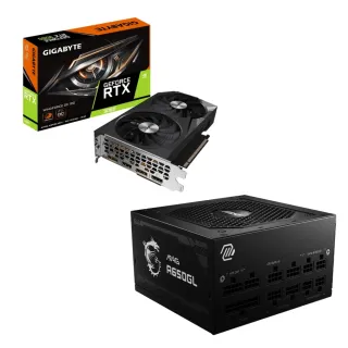 【GIGABYTE 技嘉】650W組合★GeForce RTX 3060 WINDFORCE OC 12G 顯示卡+A650GL電源供應器