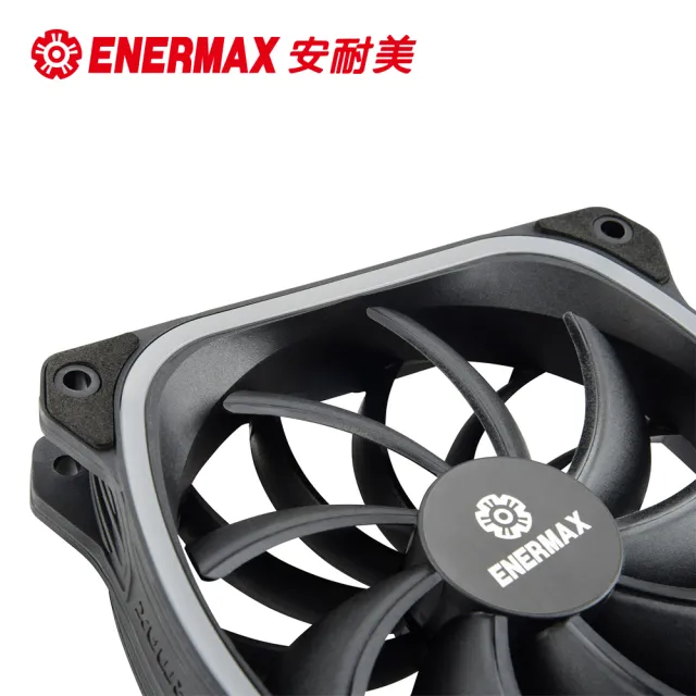 【12公分風扇+150點數卡】ENERMAX 安耐美12公分電腦風扇 SquA 星彩蝠+MyCard150點點數卡