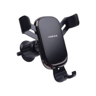【HEMIGA 赫米加】出風口 汽車手機架 重力聯動 創新結構 車用手機架 H608Plus(重力下引 按壓夾緊)