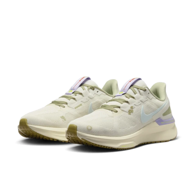 NIKE 耐吉 運動鞋 跑鞋 慢跑鞋 路跑 女鞋 W NIKE AIR ZOOM STRUCTURE 25 米藍紫 氣墊(HQ3466141)