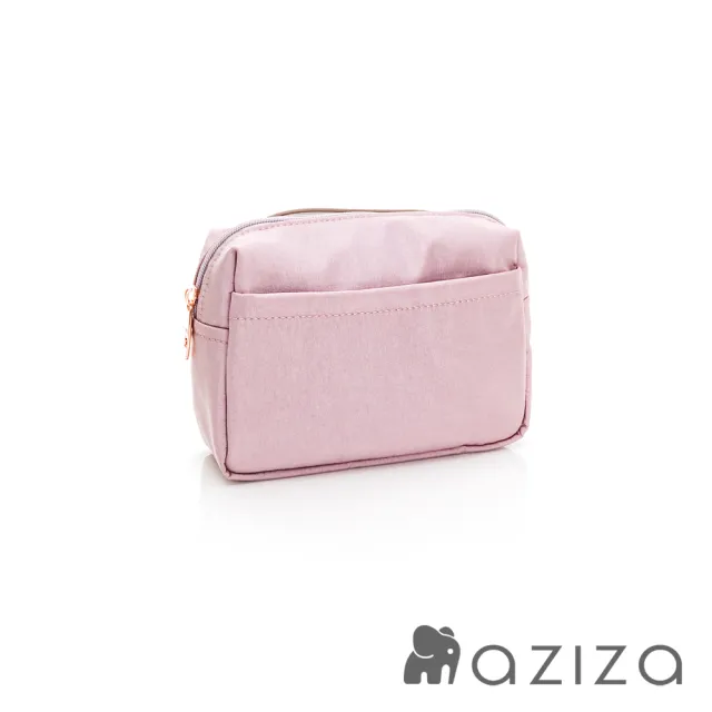 【aziza】象紋尼龍輕巧化妝包(多色)