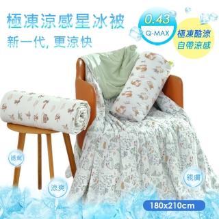 【BELLE VIE】雙面涼感極凍萊卡涼感被-雙人180x210cm(三款任選 冰冰被 涼被 星冰被 四季被) 涼被/冷氣毯