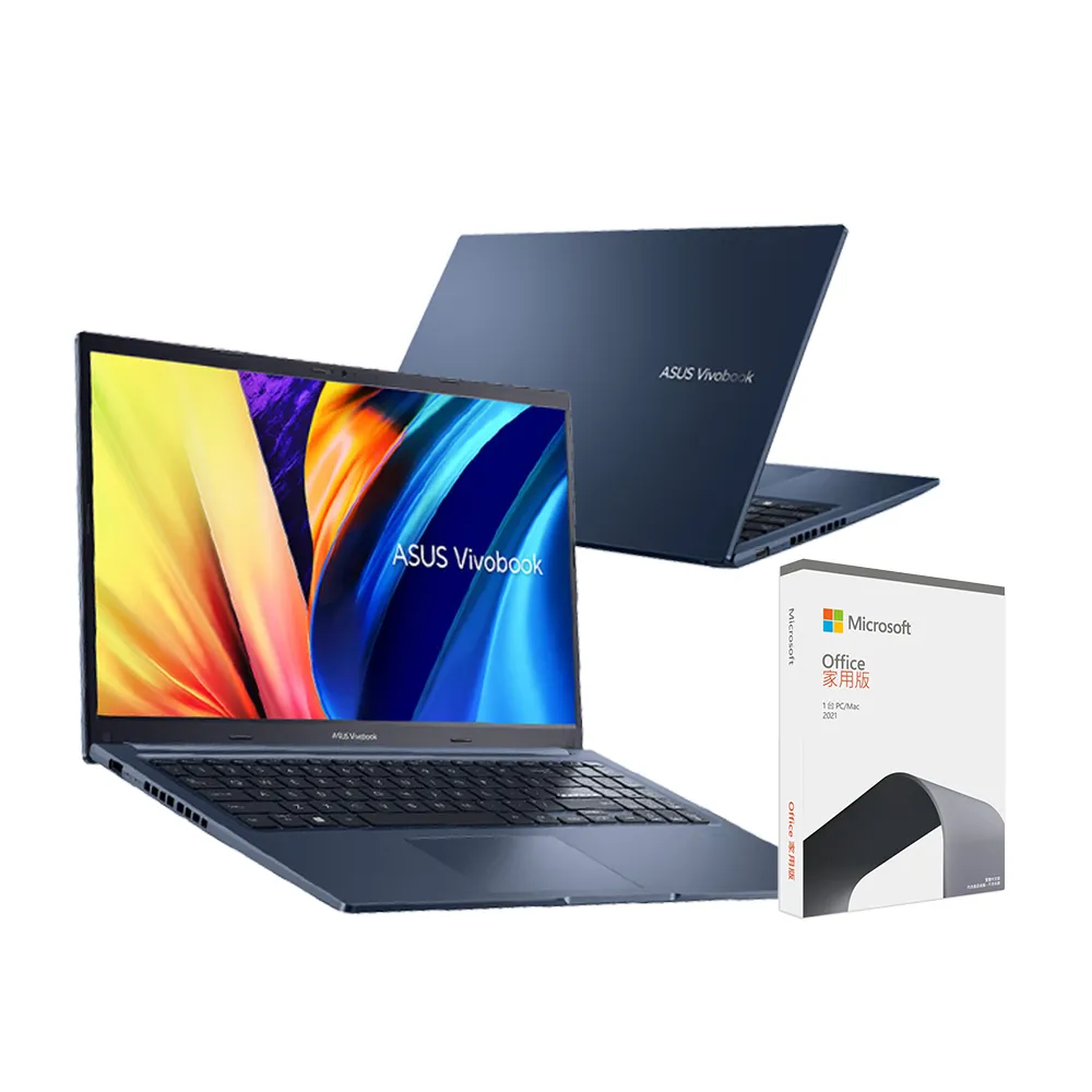 【ASUS】Office 2021組★15.6吋i7效能筆電(VivoBook X1502ZA/i7-12700H/16G/512G SSD/W11)