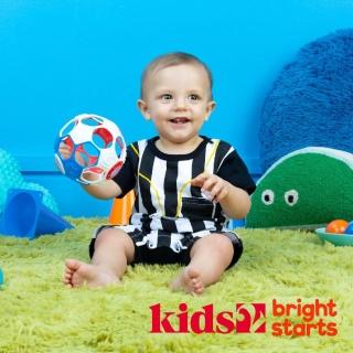 【Kids2】Bright Starts Oball奧波軟球足球(紅白藍BS-69227)