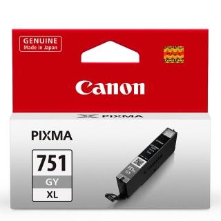 【Canon】官方直營 CLI-751XL-GY 原廠灰色高容量墨水匣(MG5570/MG5670/MG6370/MG7570/MG7170/iX6770)