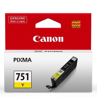 【Canon】官方直營 CLI-751Y 原廠黃色墨水匣