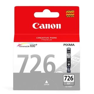 【Canon】官方直營 CLI-726GY 原廠灰色墨水匣(iP4870/MG5270/MG5370/MG6170/MG6270/MX886/MX897)