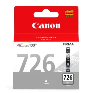 【Canon】官方直營 CLI-726GY 原廠灰色墨水匣