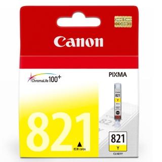 【Canon】官方直營 CLI-821Y 原廠黃色墨水匣(iP3680/iP4680/iP4760/MP545/MP568/MP638/MX868/MX876)