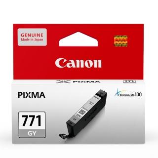 【Canon】官方直營 CLI-771GY 原廠灰色墨水匣(適用：MG5770/MG6870/MG7770/TS5070/TS6070/TS8070)