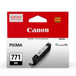 【Canon】官方直營 CLI-771BK 原廠相片黑墨水匣