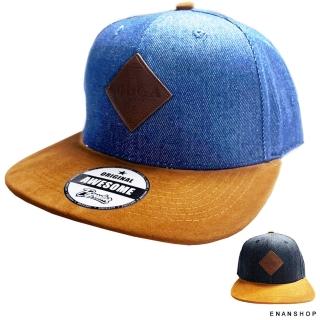 【ENANSHOP 惡南宅急店】MEGA菱標板帽 韓國流行 棒球帽 男帽女帽 遮陽帽 嘻哈帽 街舞帽-0164G