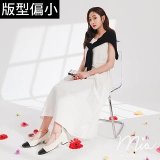 【Ann’S】ANNSTAR 子芯Mia聯名-輕法小香風可拆愛心鏈條娃娃鞋3cm-版型偏小(白)