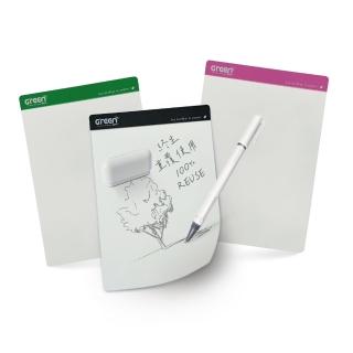 【Green Board】8.5吋磁性電紙板 0.6mm 超薄 軟性電子紙(可重覆書寫 磁吸 區域性修正 輕薄便利)