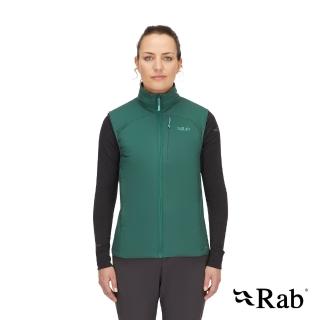 【RAB】Xenair Vest Wmns 輕量防風透氣化纖背心 女款 板岩綠 #QIP20
