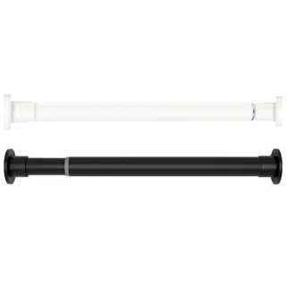 【寶盒百貨】130-240CM無印風免打孔伸縮桿(曬衣桿窗簾桿浴簾桿 陽台橫桿 門簾桿彈簧桿 超強承重)