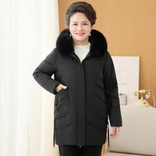 【米蘭精品】現貨+預購 真羽絨90%鴨絨羽絨外套羽絨衣夾克(保暖冬裝抗寒加厚防風女外套6色74ib7)