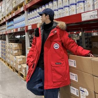 【米蘭精品】現貨+預購 真羽絨90%鴨絨羽絨外套羽絨衣夾克(百搭情侶保暖防風男女外套8色74ib13)
