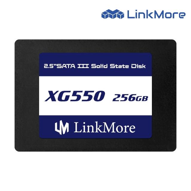 【LinkMore】XG550 256GB(2.5吋 SATAIII SSD 固態硬碟 TLC XG550-256GB 讀540M)