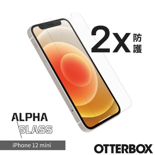 【OtterBox】iPhone 12 mini 5.4吋 Alpha Glass 強化玻璃螢幕保護貼