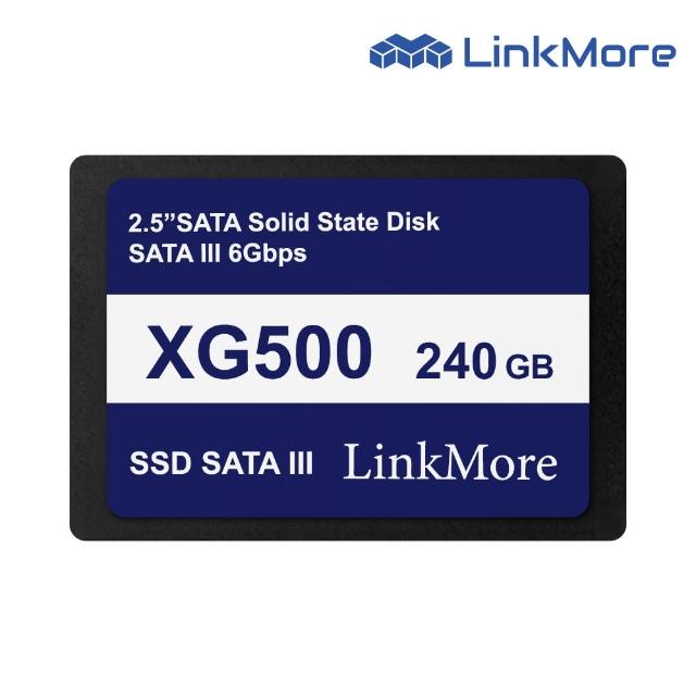 【LinkMore】XG500 240GB(2.5吋SATA III SSD固態硬碟 XG550-240GB 讀500M)